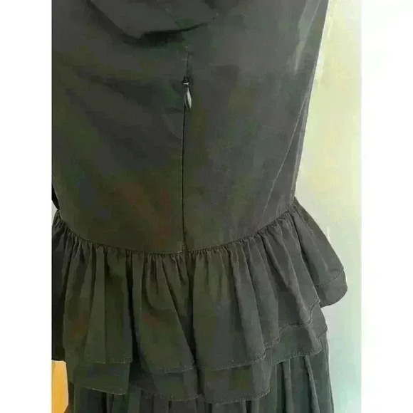 Ava & Lu Sz XS High Neck Dress Black Cotton WhimsyGoth Costume Halloween - Picture 8 of 14